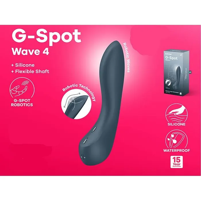 Vibrators Satisfyer GSpot Wave 4 Vibrator Dark Blue