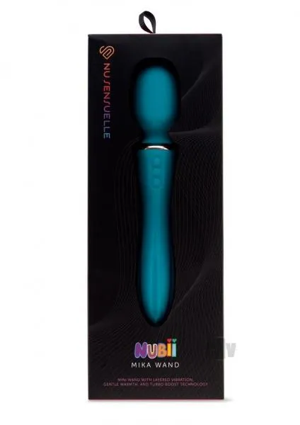 Vibrators Seductucom Sensuelle Mika Nubii Mini Wand Blue