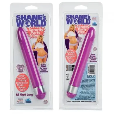 Vibrators Shanes Party Vibe All Night Long Purple Seductucom