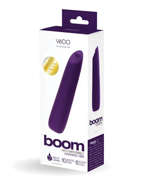 Vibrators VeDO Vedo Boom Rechargeable Ultra Powerful Vibe Purple