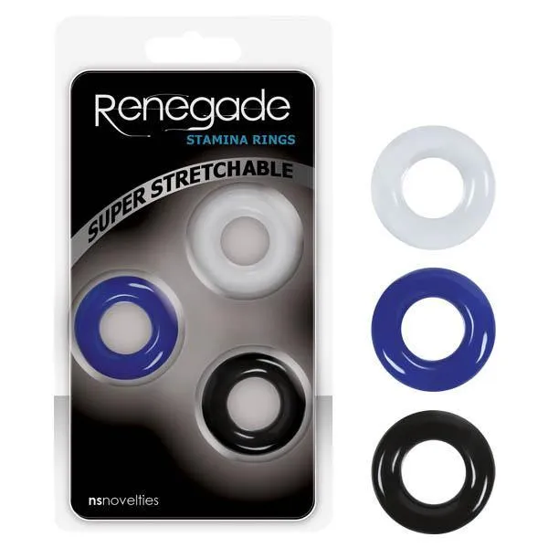 Anal Renegade Stamina Rings Set of 3 NS Novelties