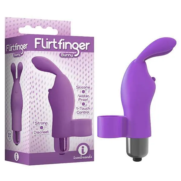 Icon Brands Female Sex Toys The 9s Flirt Finger Bunny Finger Stimulator