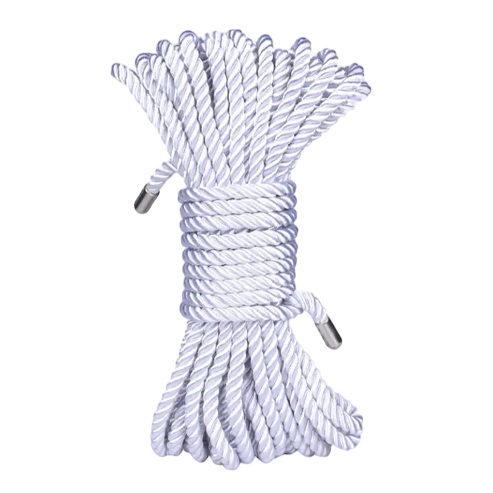 Nobu Silk Bondage Rope 33 Feet Silver Nobu Dildos