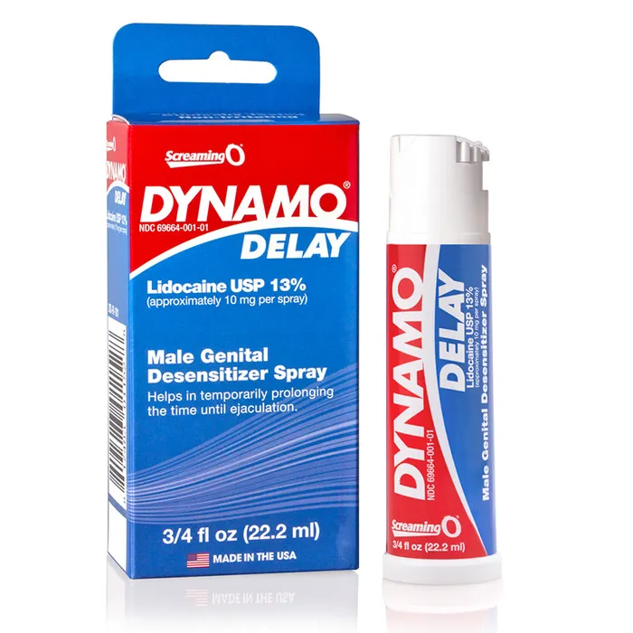 SCREAMING O Screaming O Dynamo Delay Spray 75oz Vibrators