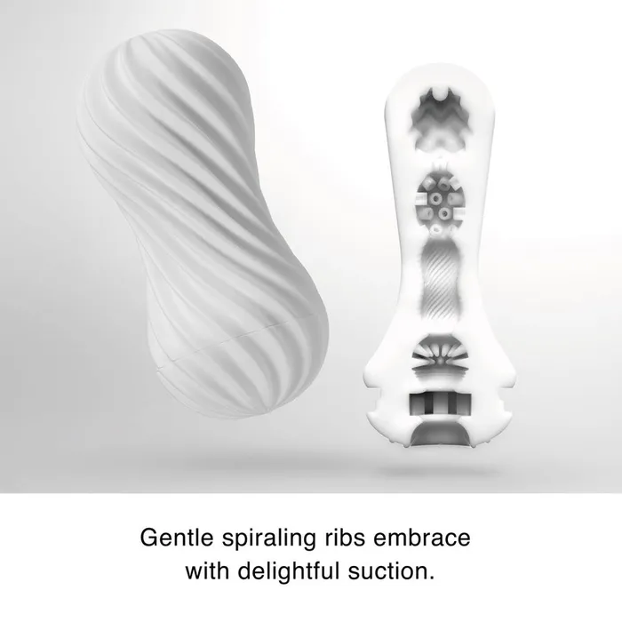 Tenga Flex Stroker Silky White Tenga Male Sex Toys