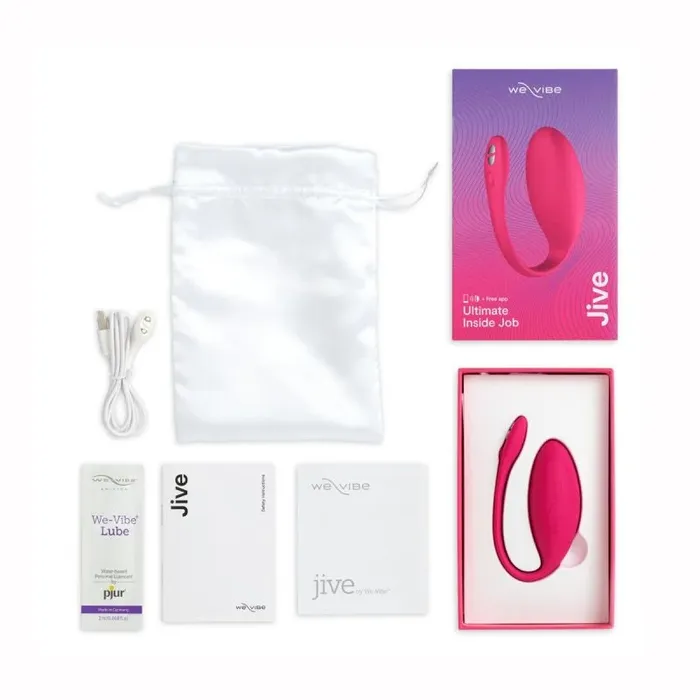 WeVibe Vibrators WeVibe Jive App Controlled Egg Vibrator Electric Pink