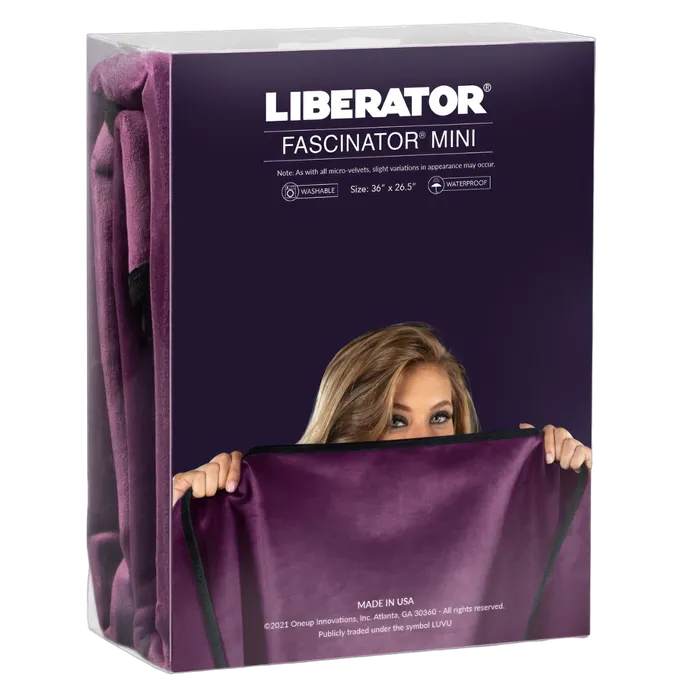 Anal Liberator Facinator Throw Black Microvelvet Mini