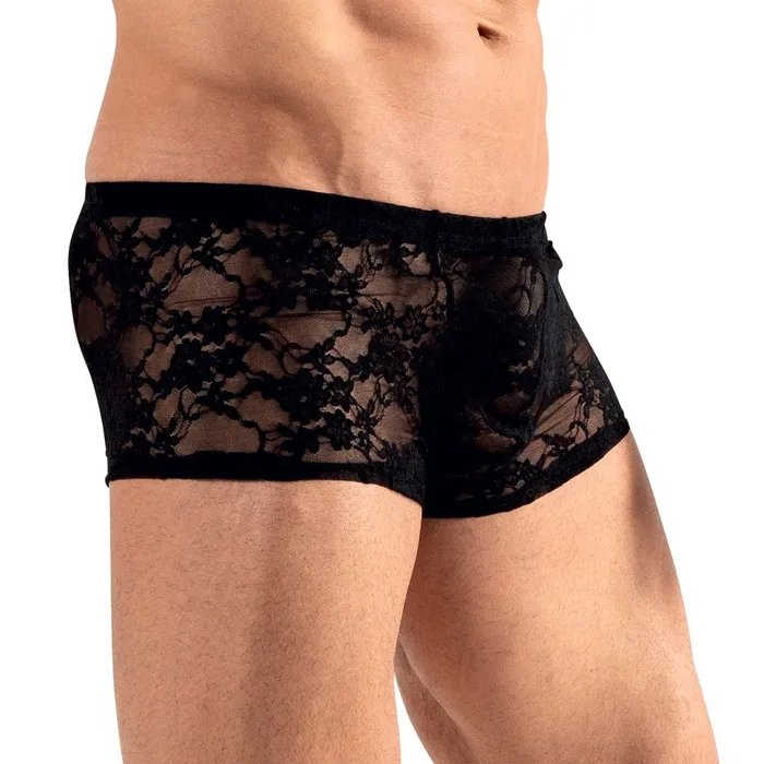 Anal Svenjoyment Mens Black Lace Briefs Svenjoyment