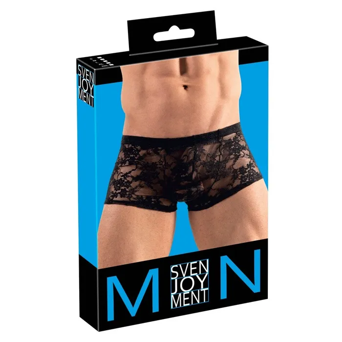 Anal Svenjoyment Mens Black Lace Briefs Svenjoyment