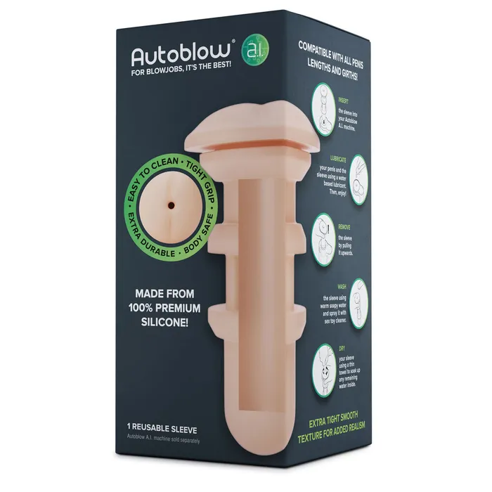 Autoblow Male Sex Toys Autoblow AI Reusable Anus Sleeve