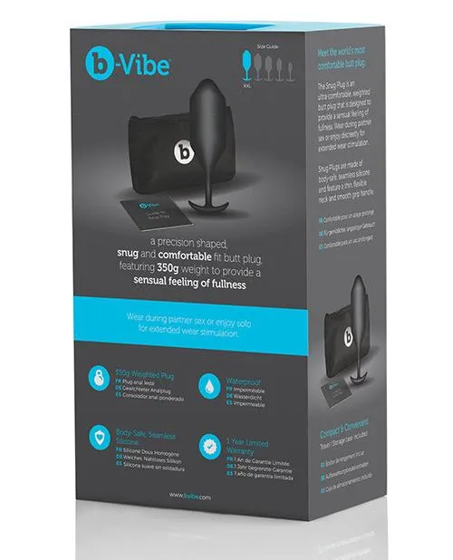 bVibe bVibe Weighted Snug Plug 5 Anal