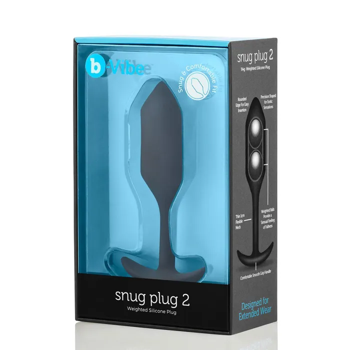 BVibe Snug Plug 2 weighted silicone butt plug bVibe Anal