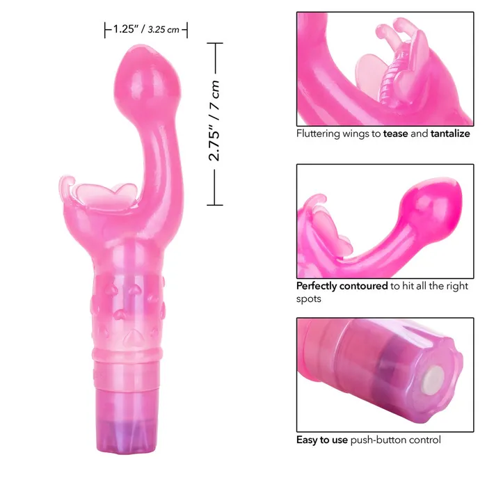 California Exotic Female Sex Toys Butterfly Kiss Vibrator