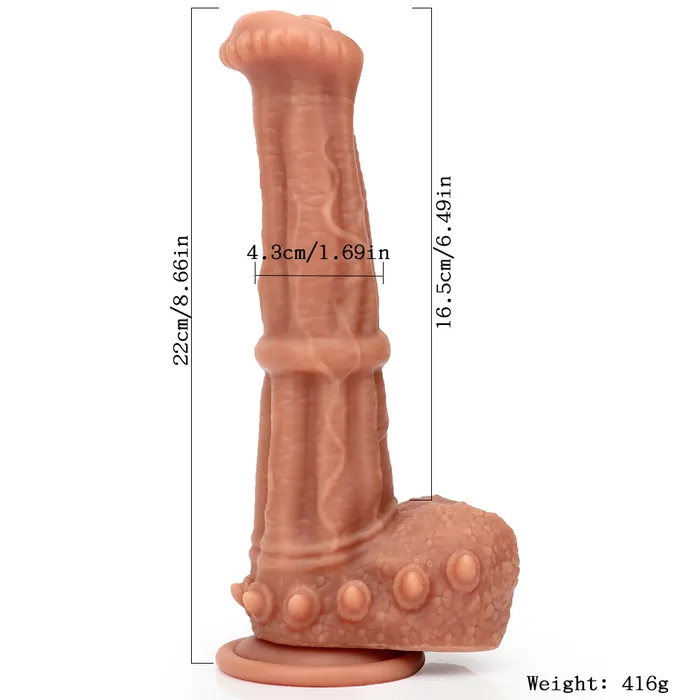  Dildos 9Inch knot dildo