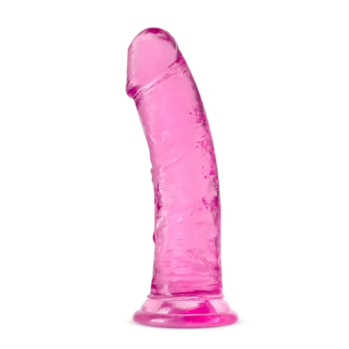 Dildos Roar n Ride Realistic Curved Jelly 8 Dildo Pink Blush