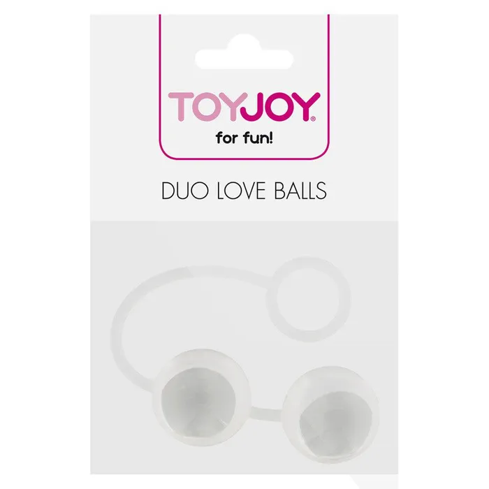 Dildos ToyJoy Duo Love Balls Vaginal balls made of silicone and glass