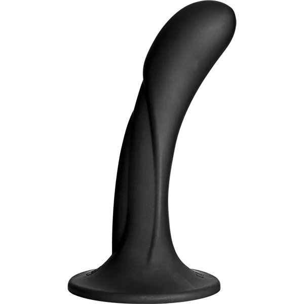 Doc Johnson Vac U Lock G Spot Silicone Dildo Black 65inc VacULock Dildos