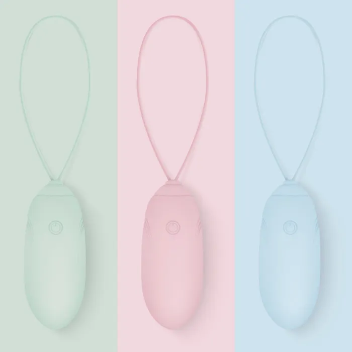 Easy Vibrators Powerful Wireless Rechargeable Silicone Luv Egg Pink