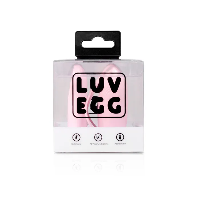 Easy Vibrators Powerful Wireless Rechargeable Silicone Luv Egg Pink