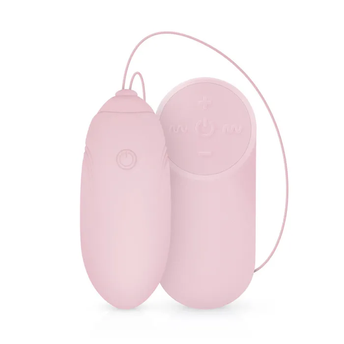 Easy Vibrators Powerful Wireless Rechargeable Silicone Luv Egg Pink