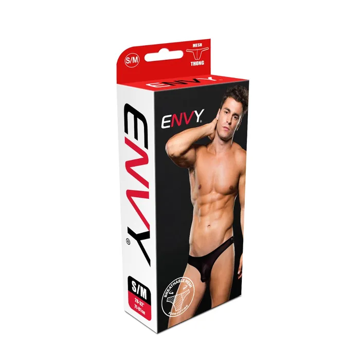 Envy Anal Envy MESH THONG Black SM