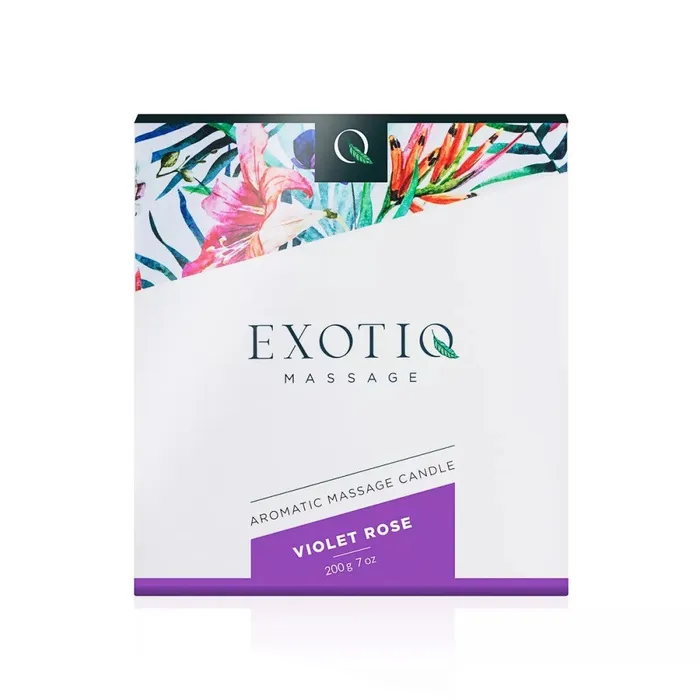 Exotiq Vibrators ExotiQ Violet Rose massage candle