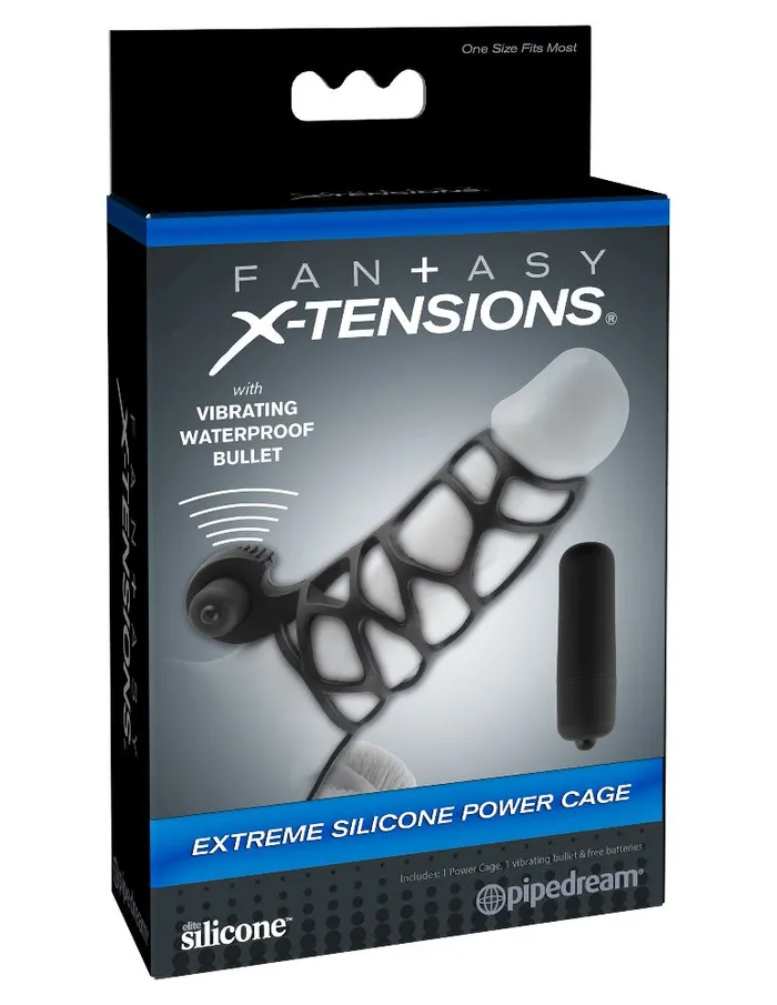 Fantasy Xtensions Extreme Silicone Power Cage PipeDream Male Sex Toys