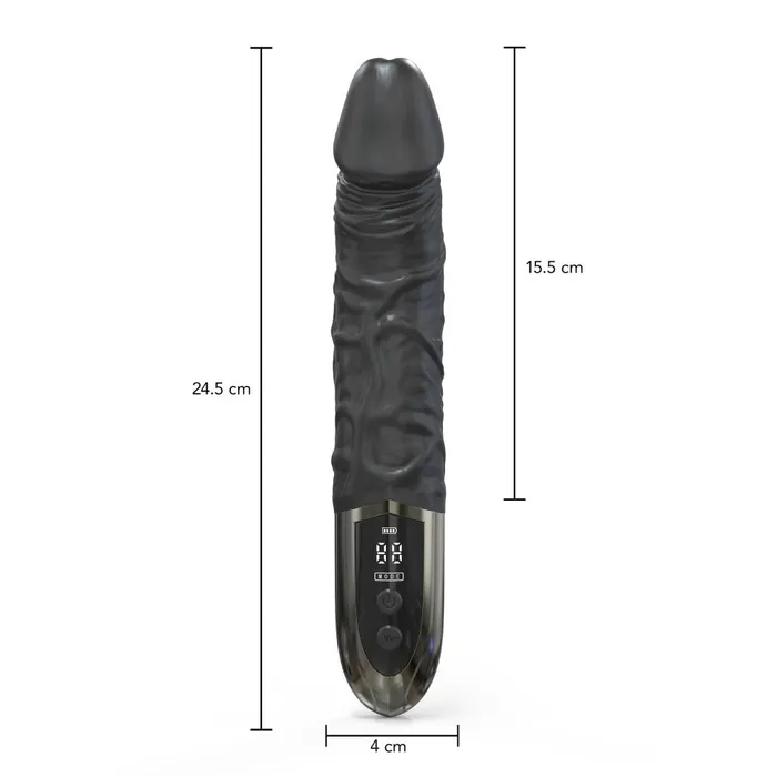 Female Sex Toys Hidden Desire Rechargeable silicone realistic vibrator with display Anal Power black