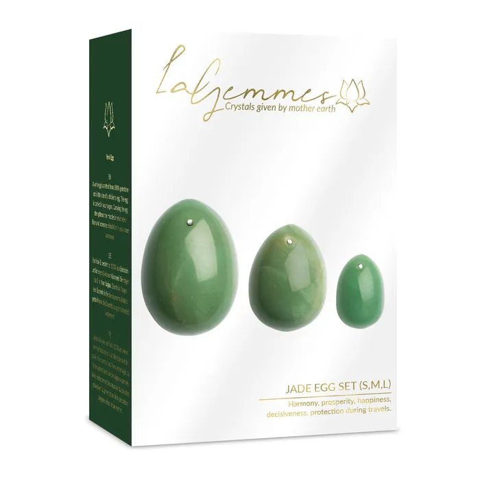 Female Sex Toys La Gemmes La Gemmes Jade Yoni Egg Set