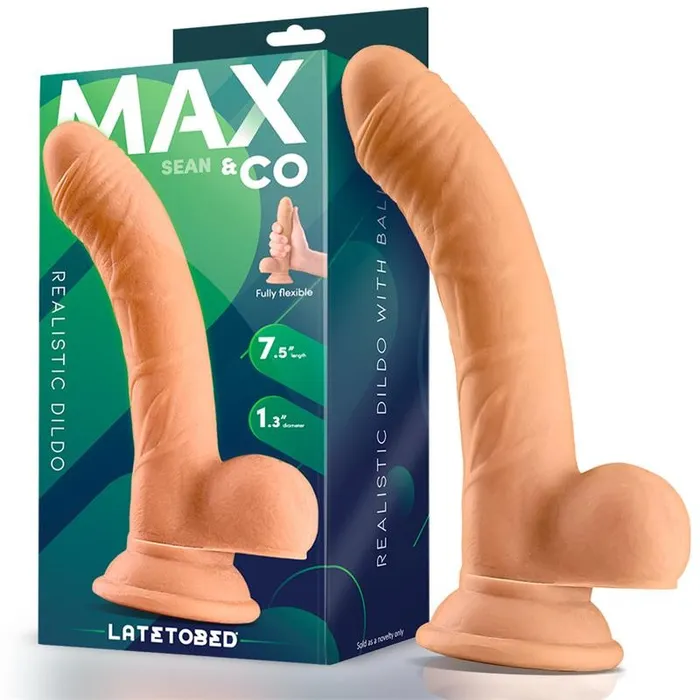 Female Sex Toys Max Co Max Co Sean Realistic Testicle Dildo