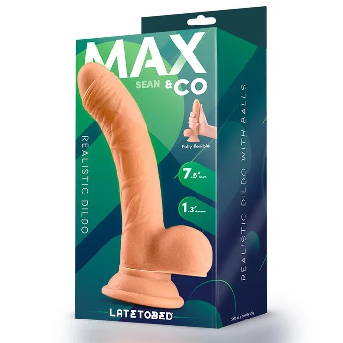 Female Sex Toys Max Co Max Co Sean Realistic Testicle Dildo