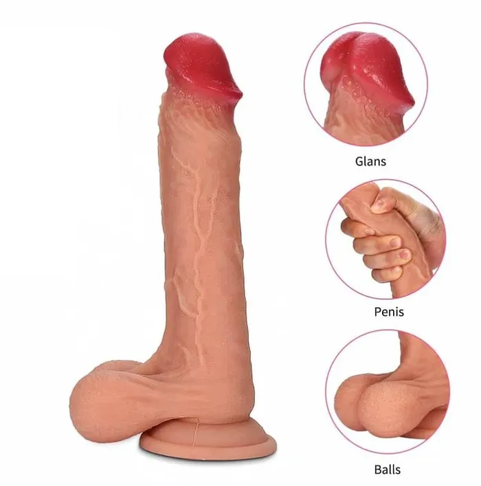 Female Sex Toys sex toys Dual Density Silicone Suction Cup Realistic Dildo