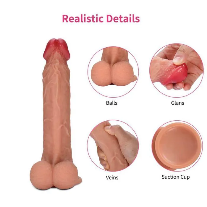 Female Sex Toys sex toys Dual Density Silicone Suction Cup Realistic Dildo