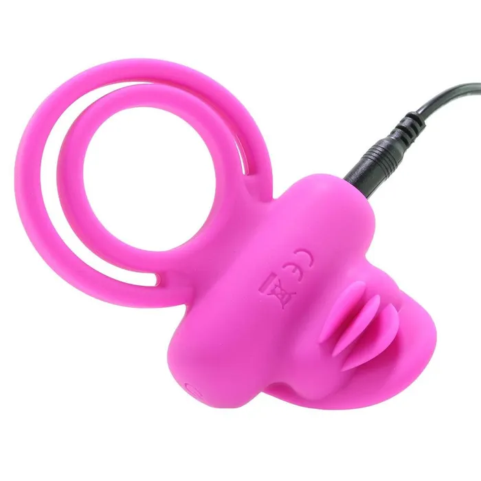 Female Sex Toys Sexessories Dual Clit Flicker Vibrating Cock Rings