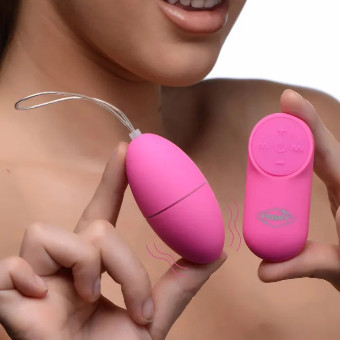 Frisky Scrambler 28X Vibrating Egg with Remote Control Frisky Female Sex Toys