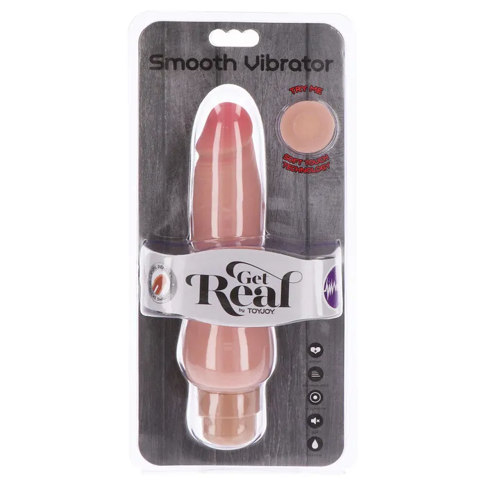 Get Real Smooth Cyber Skin Realistic Dual Layer Vibrator ToyJoy Female Sex Toys