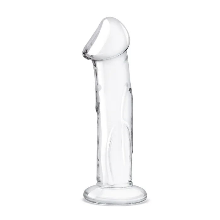 Glas 6inch Veins Flat Base Dildo Glas Dildos