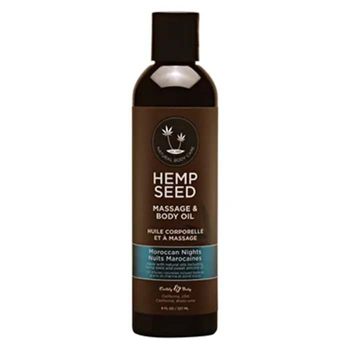 HEMP SEED Couples Massage Oil Moroccan Nights 8 fl oz 237 ml