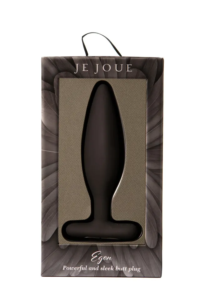 Je Joue Anal Egon Vibrating Butt Plug Black