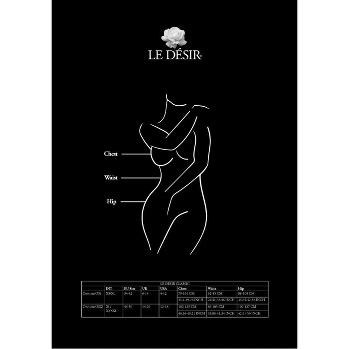 Le Desir Male Sex Toys Le Desir Long Sleeve Elegant Mesh Dress