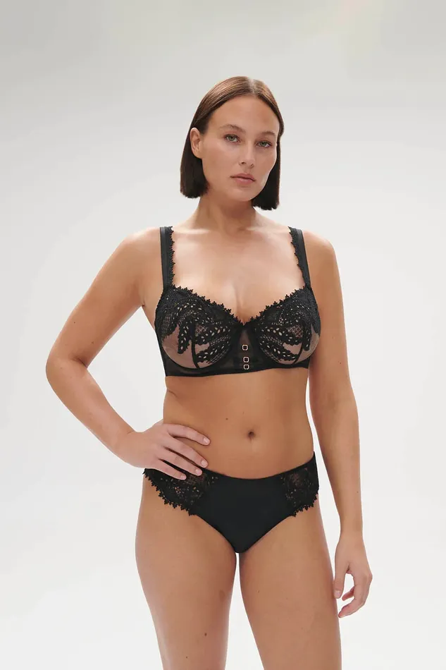 Le Pop Lingerie Simone Prle Mystic Balconnet Bgel BH Black Anal