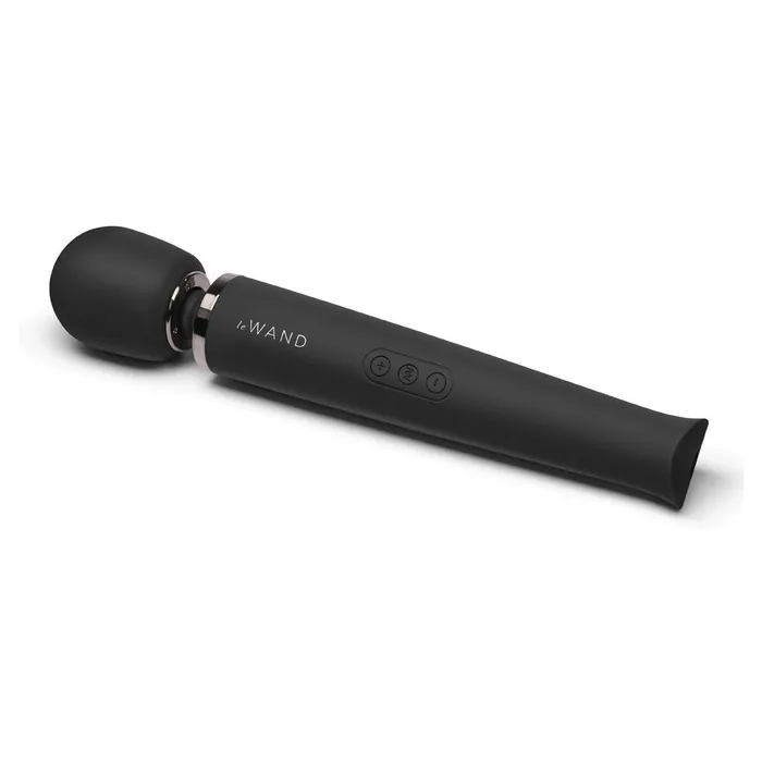 Le Wand Vibrators Le Wand Rechargeable Massager Black