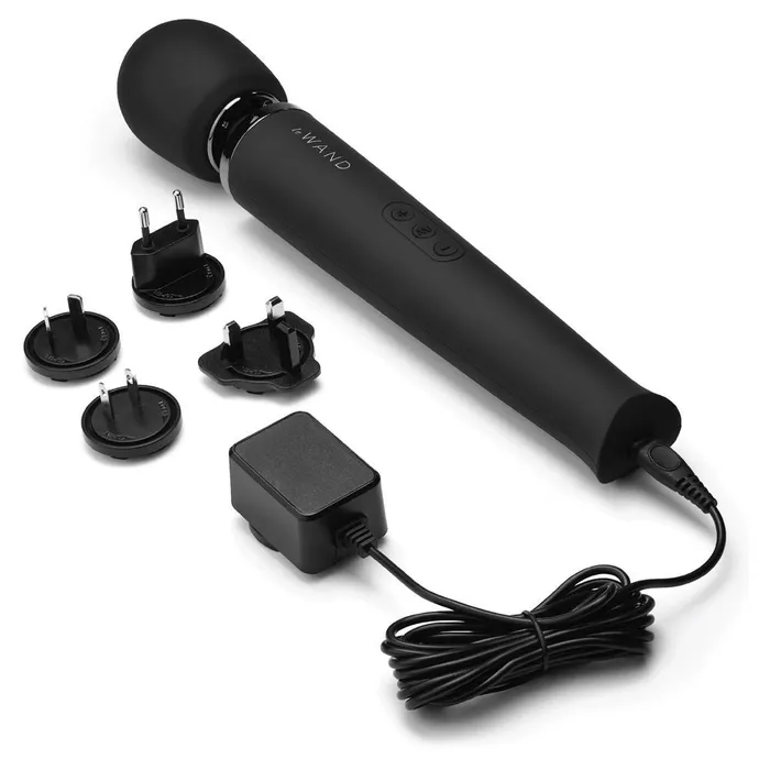 Le Wand Vibrators Le Wand Rechargeable Massager Black