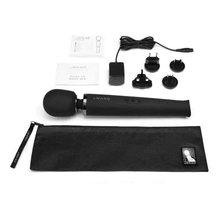 Le Wand Vibrators Le Wand Rechargeable Massager Black