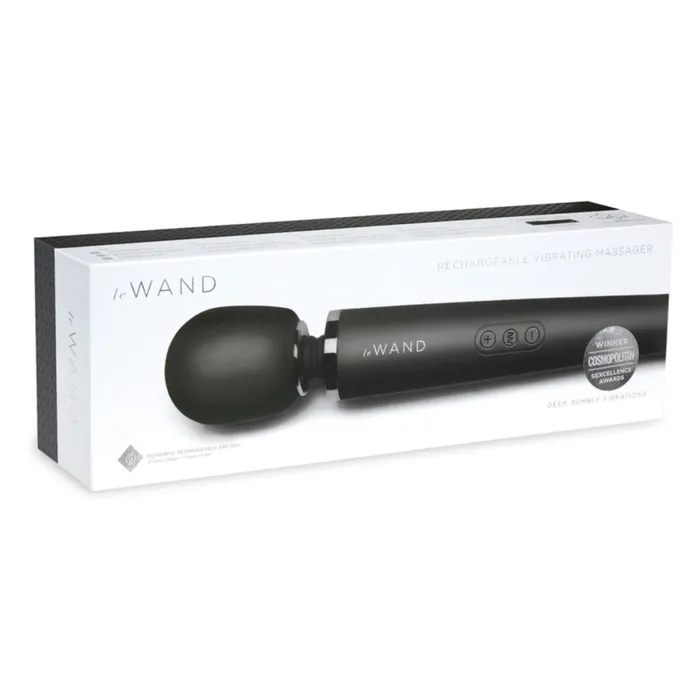 Le Wand Vibrators Le Wand Rechargeable Massager Black