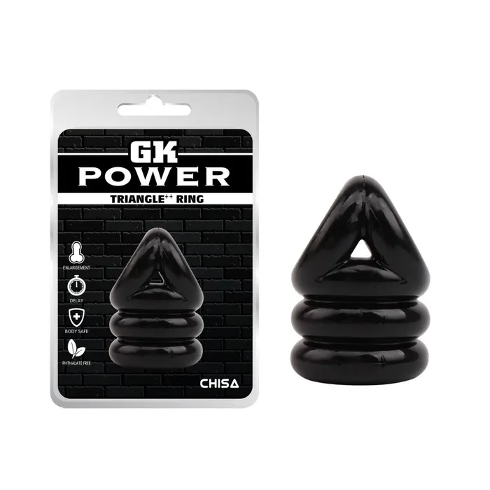 Male Sex Toys Chisa Triangle Ring Triple Cock Ball Ring