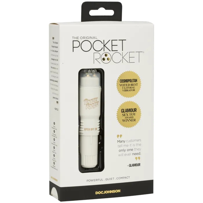 Male Sex Toys Doc Johnson Doc Johnson Pocket Rocket The Original White