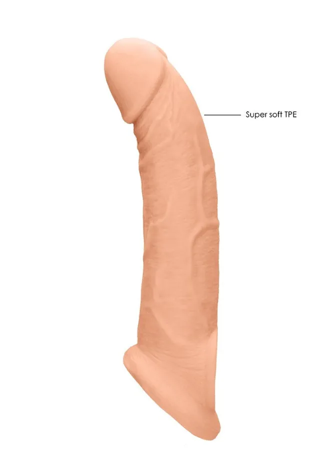 Male Sex Toys RealRock 9 Realistic Flesh Penis Sleeve Shots Toys