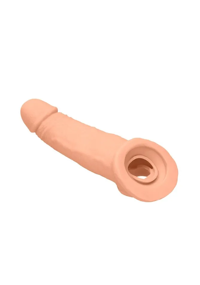 Male Sex Toys RealRock 9 Realistic Flesh Penis Sleeve Shots Toys