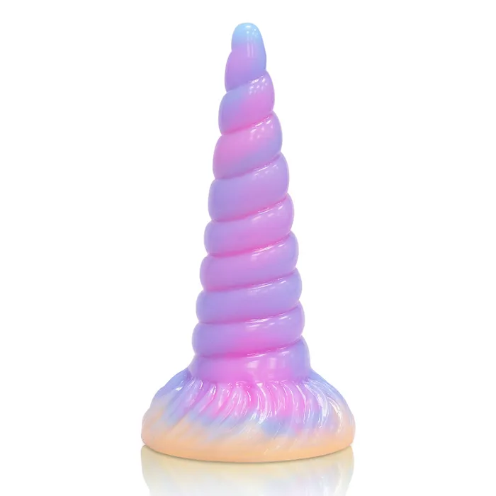  Male Sex Toys Unicorn Light Up Fantasy Anal Dildos